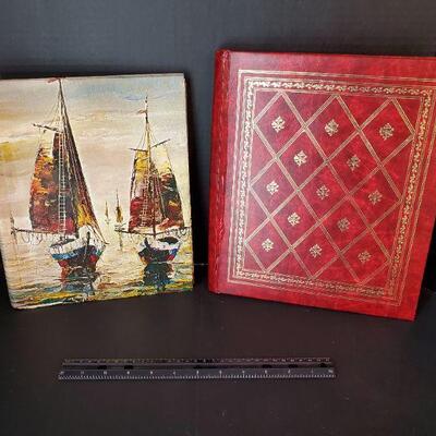 Pair of Vintage Photo Albums