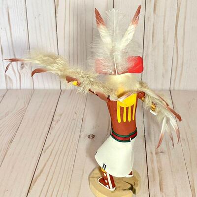 Lot 65  Native American Kachina Group Red Hawk Dancer Sunface 