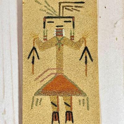 Lot 67  Group of Sand Paintings on Board Native American Art