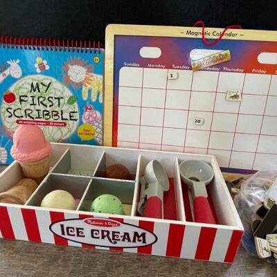 13: Melissa & Doug Magnetic Calendar & Ice Cream Set