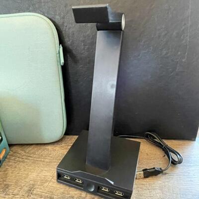 43: Gaming Keyboard, Mouse, Headphone Stand, & More