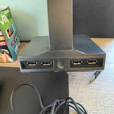 43: Gaming Keyboard, Mouse, Headphone Stand, & More