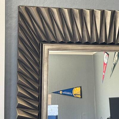 45: Wall Mirror and Birch Branches