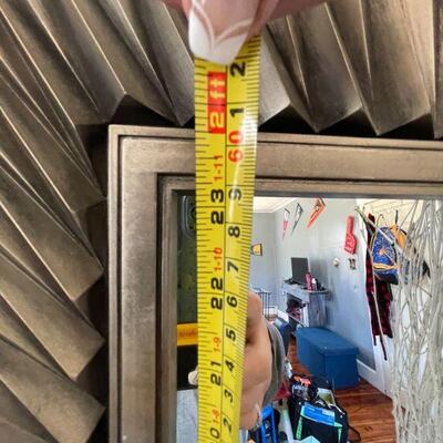 45: Wall Mirror and Birch Branches