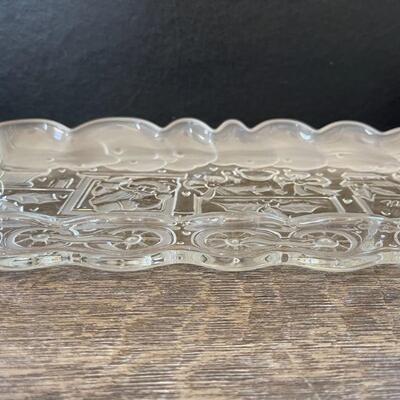 50: Gorham Christmas Train Platter