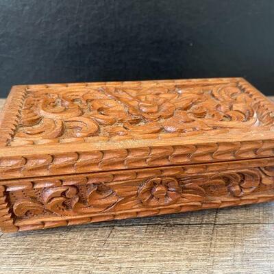 51: Carved Jewelry Box