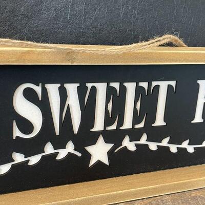 52: Home Sweet Home Sign