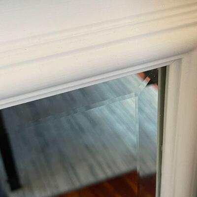 67: Painted Beveled Framed Mirror