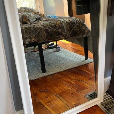 67: Painted Beveled Framed Mirror
