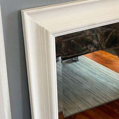 67: Painted Beveled Framed Mirror