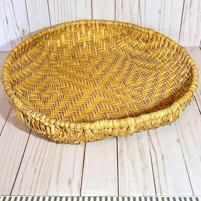 Lot 70.  Native American Basketry Gathering Basket Tray