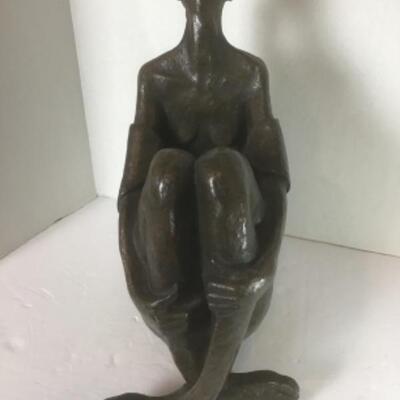 Q - 1283  Signed & Numbered Bronze  Sculpture by Teena ( Marie Stern ) 