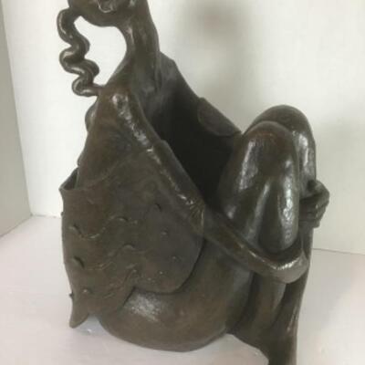 Q - 1283  Signed & Numbered Bronze  Sculpture by Teena ( Marie Stern ) 