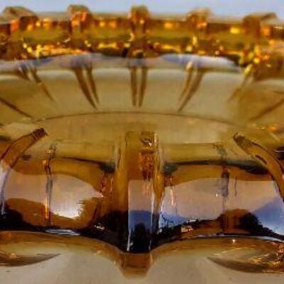 Fostoria Amber Glass Ashtray