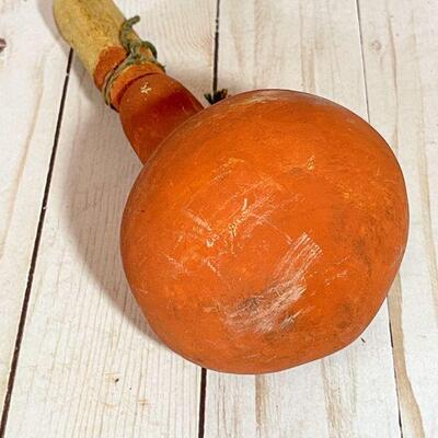 Lot 83  Native American Southwest Gourd Rattle Wooden Handle