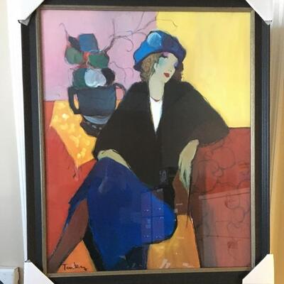 TARKAY â€œSuzanne Studyâ€ Lithograph 28 x 34â€. LOT B4