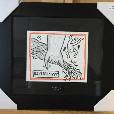 KEITH HARING Limited Edition Original Lithograph. LOT B7