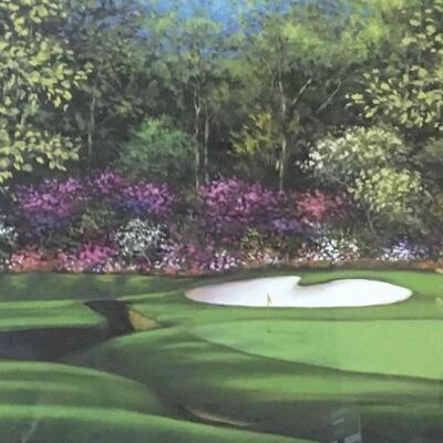 SAMBATARO â€œAugusta-13th Azaleaâ€ Signed Lithograph. LOT A4