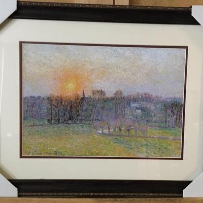 PISSARRO Original Signed Framed Lithograph. LOT A15