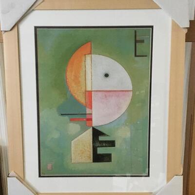 WASSILLY KANDINSKY â€œUpwardâ€ Original Framed Lithograph. LOT A29