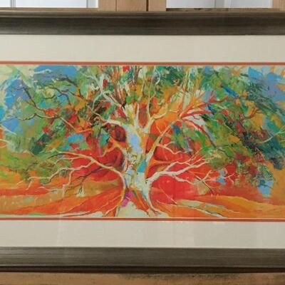 LUIGI FLORIO â€œAlbero Feliceâ€ Original Lithograph. LOT A35