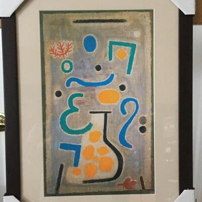 PAUL KLEE â€œThe Vaseâ€ Original Lithograph. LOT A64