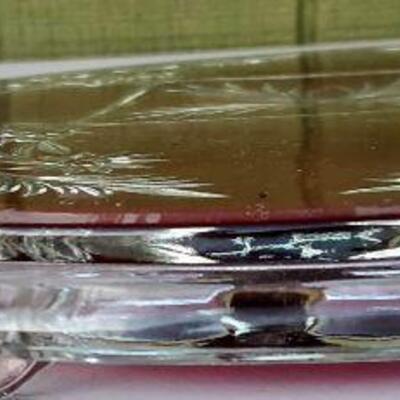 Goofus Glass Cake Plate