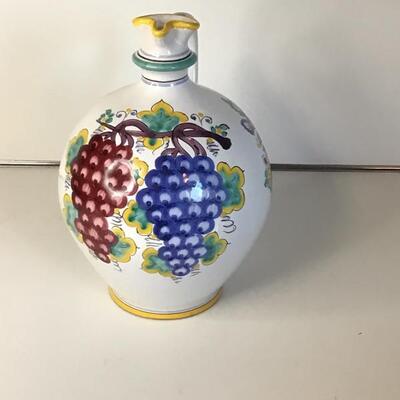 Beautiful Modra Slovakia Keramika hand painted jug