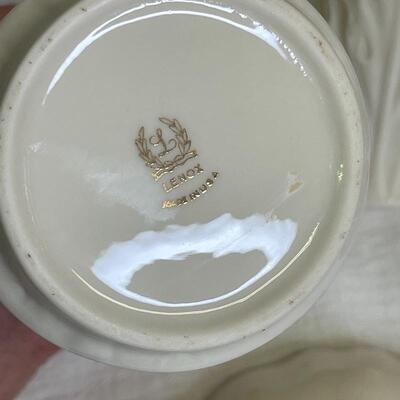 3 Piece Lenox - 2 Vases and 1 Lenox Leaf Dish