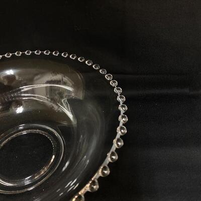 â€œAâ€ Clear 10â€ Candlewick Bowl 