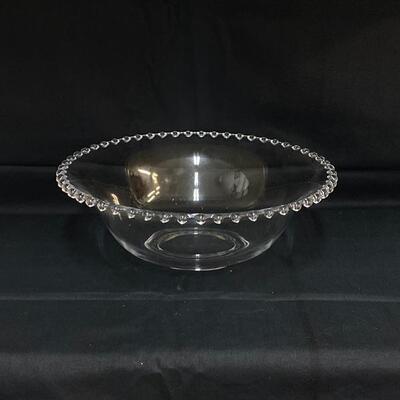 â€œAâ€ Clear 10â€ Candlewick Bowl 