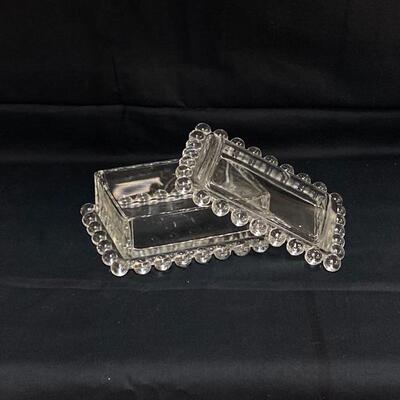 Candlewick Cigarette/Trinket Box 