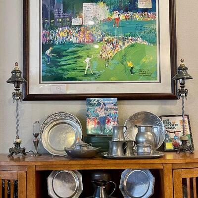 Leroy Neiman Monumental Serigraph of Jack Nicklaus Signed