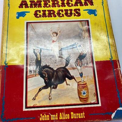  American Circus pictorial history book by John and Alice Durant