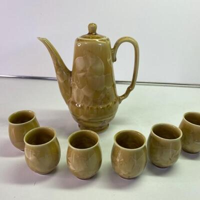 Crystalline glazed Tea Set