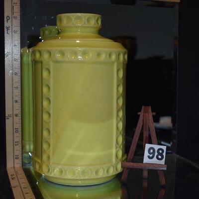 McCoy Yellow Cookie Jar with Lid 