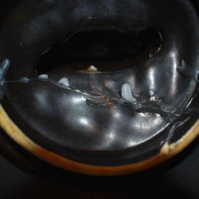 McCoy Barrel Cookie Jar with Lid - Black