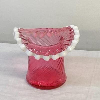 Fenton Snow Crest Cranberry Hat 