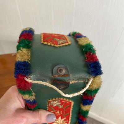 Cow Bell on an Embroidered Hanger Belt 