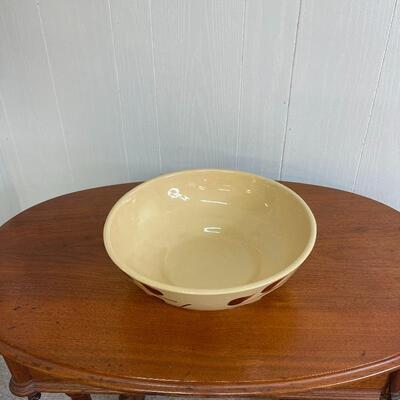 â€œAutumn Foliageâ€ Watt 106 Pottery  Bowl
