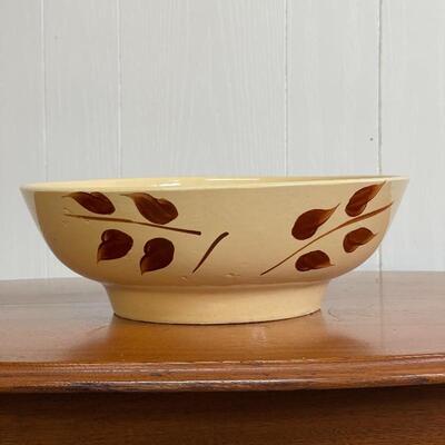 â€œAutumn Foliageâ€ Watt 106 Pottery  Bowl