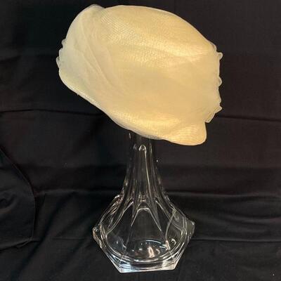 Vintage Glass Hat Stand 