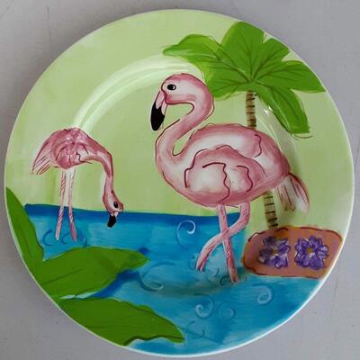 Flamingo China Plate