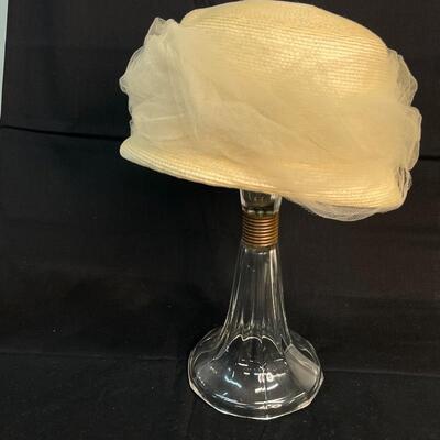 Vintage Glass Hat Stand