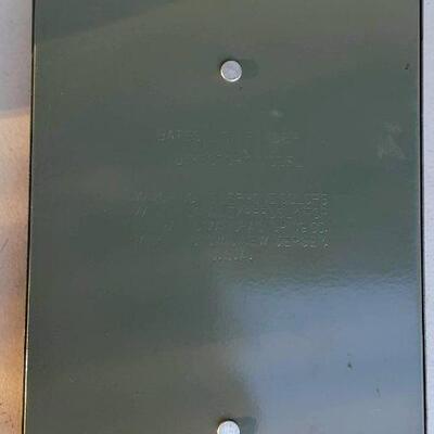 Vintage Metal Address Slide A Deck