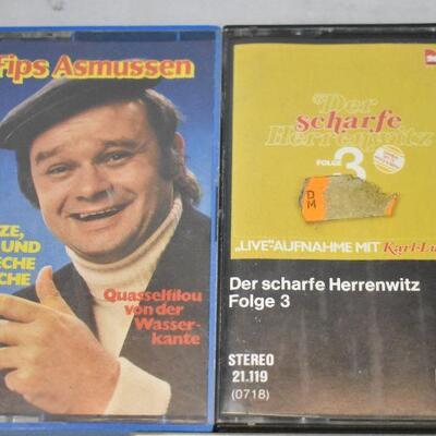 4 German Language Music Cassette Tapes