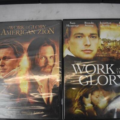 10 pc Movies on DVD: Amazing Grace -to- Work & the Glory