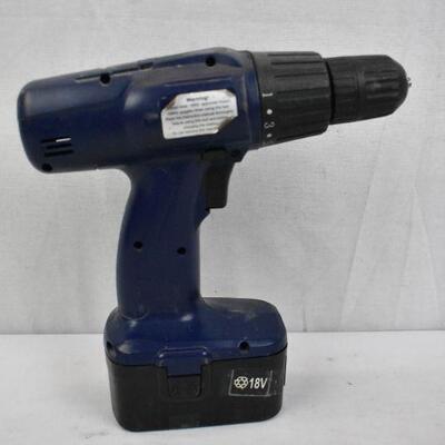 HDC 12 Volt Cordless Drill Kit. As is, untested
