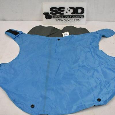 Blue & Reflective Dog Garment, Size XL