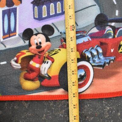 Disney Mickey Mouse Racers Rug, excellent condition